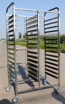 China High Temperature Resistant Stainless Steel Bakery Trolley For Bakery And Cooling for sale