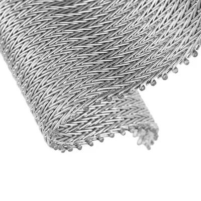 China Heat Resistant 304 Herringbone Mesh Belt for Food for sale