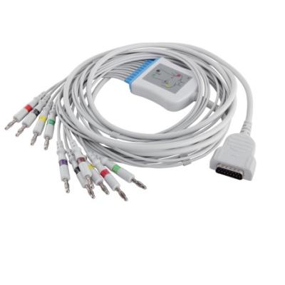 Chine Connecteur MAC500 MAC600 2104727-001 du CEI 4.0Banana de câble et de fils d'électrocardiogramme de GE Marqutte à vendre