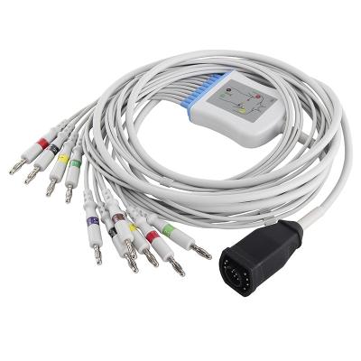 Chine Connecteur de banane du CEI 4,0 du câble E/M Series And Leadwires d'électrocardiogramme de Zoll à vendre