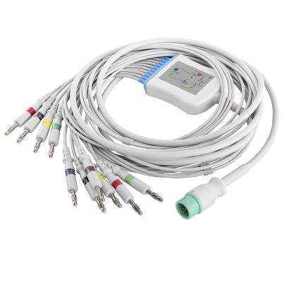 Chine Câble du connecteur ECG de banane du CEI 4,0 de câble et de fils d'électrocardiogramme de Comen M2461A à vendre