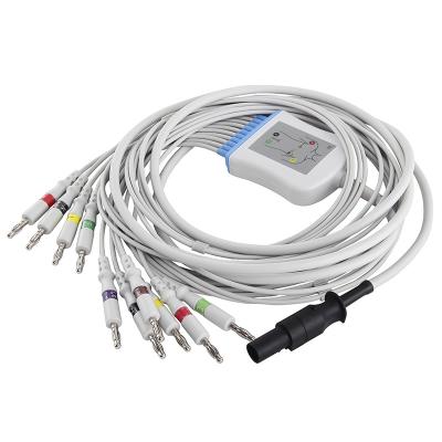 Chine Connecteur de banane du CEI 4,0 de fils du câble 60-00180-01 d'électrocardiogramme de Mortara à vendre