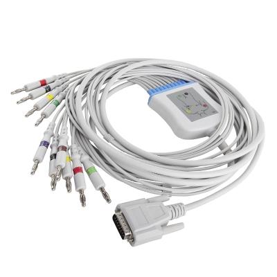 Chine Connecteur de banane du CEI 4,0 de câble et de fils de Mindray DECG-03A M2461A ECG à vendre