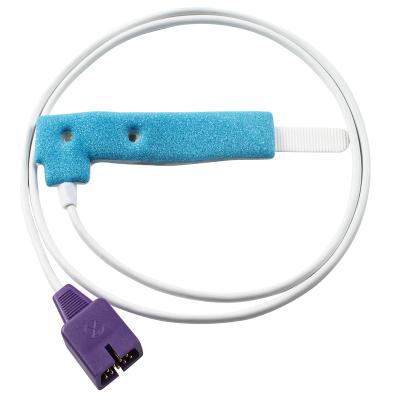 China N-ellcor Oxi-max DB9 9pin MAX-P Disposable SpO2 Sensor N-180 NPB-3940 Infant Pediatric blue spong Disposable SpO2 Probe for sale
