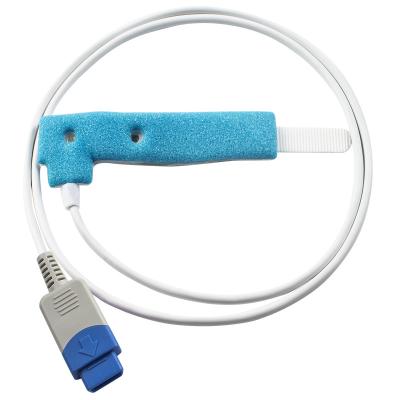 China Datex Ohmeda 9 pin Disposable SpO2 Sensor CS/3 S/5 Cardiocap/5 Infant Neonate blue spong Disposable SpO2 Probe for sale