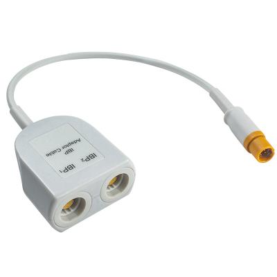 China Cabos duplo compatível do transdutor da pressão sanguínea da extensão do pino do cabo 7 do adaptador de Siemens Drager IBP 7 ao pino IBP à venda