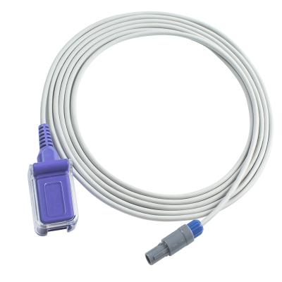 China A ponta de prova do sensor de Edan SpO2 cabografa 7 o cabo de extensão do adaptador de Pin To DB9 -01.57.471068-11 SpO2 à venda