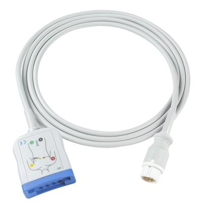 China Cabo paciente do IEC ECG do cabo AAMI da Philips 12Pin 6+4 ECG Trunck à venda