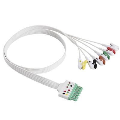 Cina I Leadwires eliminabili di Draeger MP03424 ECG hanno fissato l'infinito M300 M540 di IEC della clip dell'arraffone di 5 cavi in vendita