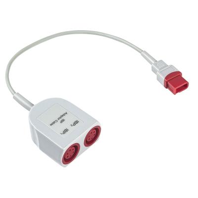 China Cabos duplo compatível do conversor da extensão do pino 6 do cabo 700-0028-00 do adaptador de Spacelabs IBP 10 ao pino IBP à venda