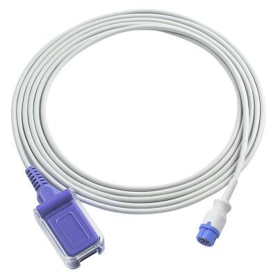 China Anke ASC-553 N-ellcor Oxi-max tech SpO2 Sensor Cable SpO2 Adapter extension Cable Patient Cable for sale