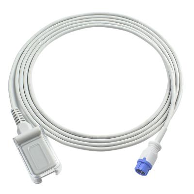 China P-Hilips N-ellcor Tech M1900B SpO2 Sensor Cable SpO2 Extension Cable 12Pin To DB9 for sale