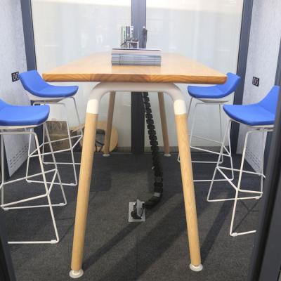 China With Socket Wooden Top Conference Room Table Furniture Meeting Office Modern Home Office Seat for sale