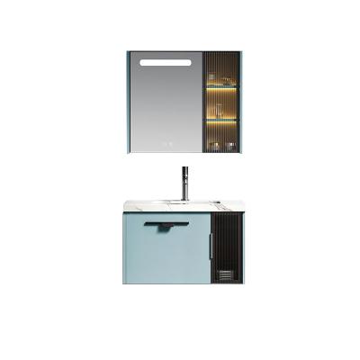 China Modern Solid Wood Custom Combination Set Modern Bathroom Cabinet Bathroom Sink Cabinet Modern Bathroom Cabinet for sale