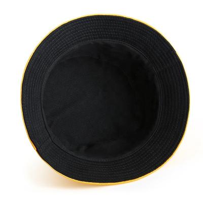 China Wholesale Custom Striped Fashion Cotton Embroidery Bucket Hat Logo Fishing Cap Bucket Hats Custom Made For Women for sale