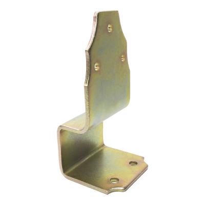 China GALVANIZED Topfix factory direct hot selling carbon steel metal slot base for wood connector for sale