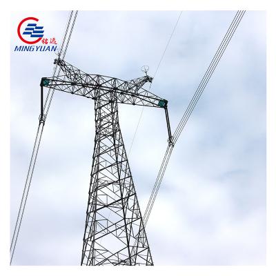 China La inmersión caliente galvanizó la torre galvanizada de acero de la distribución de poder de Q345B en venta