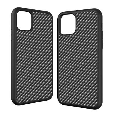 China Luxury Real Carbon Fiber Phone Case TENCHEN Real Carbon Fiber Protective Case Cover For iPhone 11 Pro Max for sale