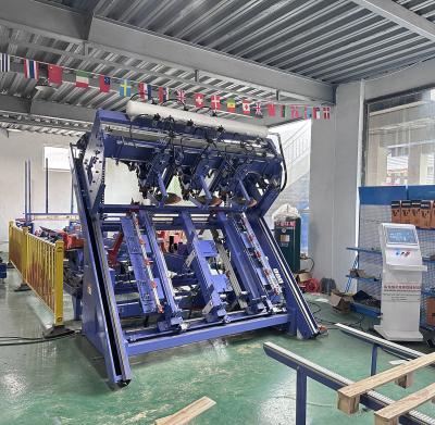 China AWPN 1300 Automatic Wood Pallet Making Machine With Automatic Feeding And Stacking for sale