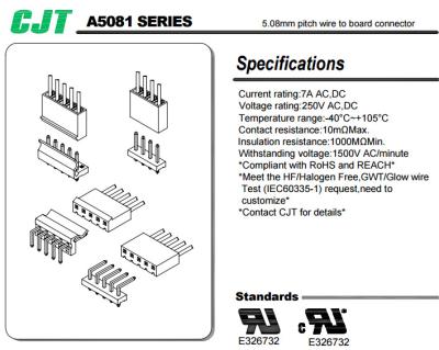 China Home Appliance Connector and Terminal 5258,5279,5280,5284,good quality and good service,natural colour for sale