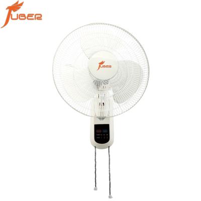 China Professional White Hotel Wall Mount Fan 3 Speed AC 220V Wall Fan With Remote for sale