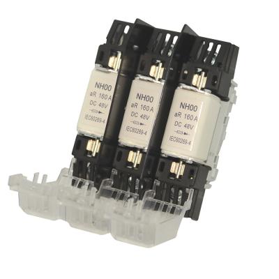 중국 NH00 구리는 퓨즈 저전압 160 Amp 3p 폴리에스테르 칼날을 잘라냈습니다 판매용