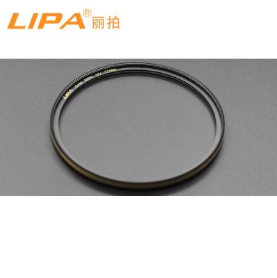 China B270 copper optical ring 49-82mm gass LIPA camera lens UV protector,UV optical filter for sale