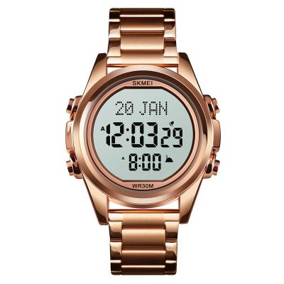 China SKMEI 1667 Multifunctional Muslim Prayer Reminder Time Azan Daily 3 Atmosphere Digital Waterproof Watches for sale