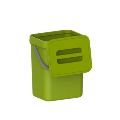 China Sustainable Eco Friendly Household Trash Can , Plastic Step Trash Can for sale