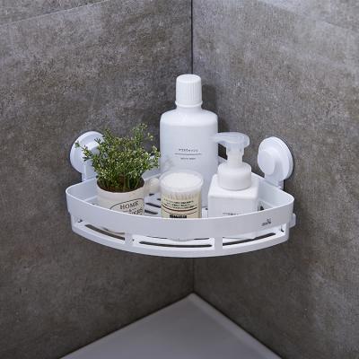 China ABS Triangle Basket For Bathroom Shower Rack Corner Bathroom Wall Shelves for sale