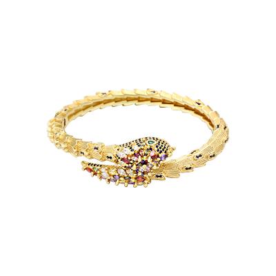 China And American wanjun CLASSIC European fashion serpentine colored stone bracelet for sale