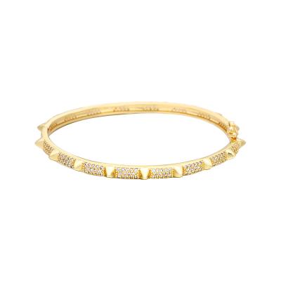 China CLASSIC wanjun geometric pave cubic zirconia bracelets suitable for women's simplicity for sale