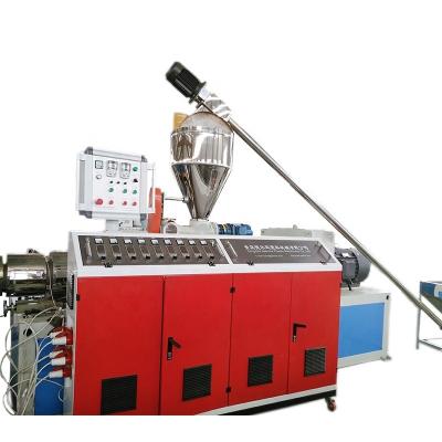 China Máquina de fabricação de perfis de cabos de PVC com duplo parafuso de rotação conjunta à venda