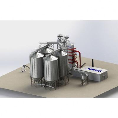 China Factory 100-5000 Ton Spiral Steel Grain Silo for Corn/Wheat/Paddy/Rice/Barley for sale