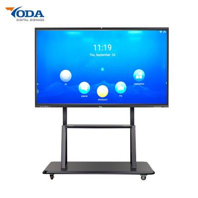 Chine tableau blanc futé d'affichage à cristaux liquides d'écran tactile plat interactif de l'affichage à cristaux liquides 65inch ultra à vendre