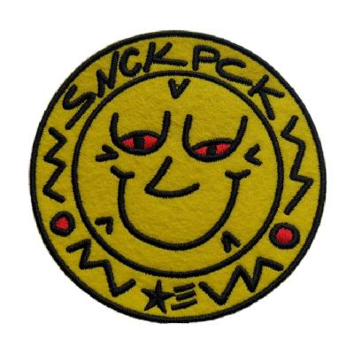 China Embroidery handmade patch for mini hat wholsale custom embroidery patch embroidery patches for sale