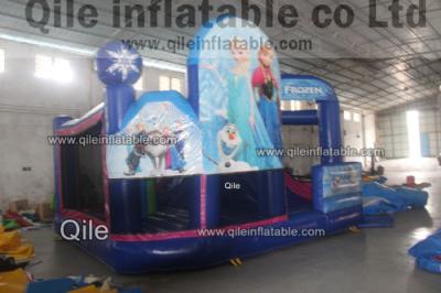 China Disney combo , inflatableSnow and ice colors combo,qile inflatable combo for sale