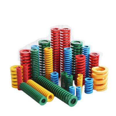 China Customized high quality low MOQ removable small yellow compression springs coil for sale