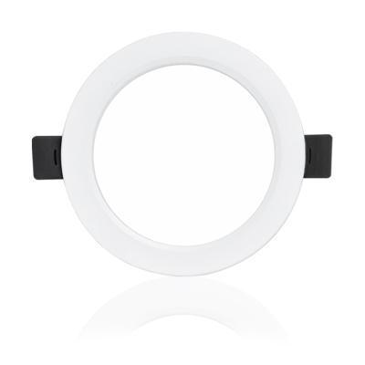China Combat industrial version led ceiling light round and square recessed DOB plastic solution LED housing backlit panel light down lights for sale
