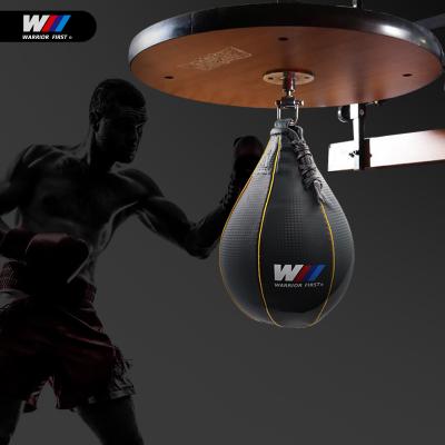China Adult PU Leather Speed Ball Training Boxing Punch Ball With Swivel for sale