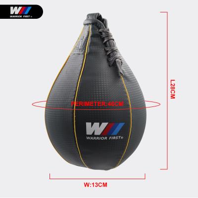 China Adult Boxing Pear Shape PU Speed Ball Punch Bag Boxeo Speed Bag Fitness Training Punch Ball for sale
