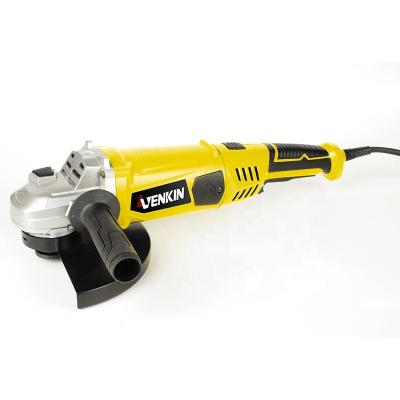 China Heavy Duty Grinding And Surface Preparation Amazon Hotsale Venkin 6500/min No Load Speed Professional Electric Machine Tools Long Hand 2200W Electric Angle Grinder AGRP5922 for sale