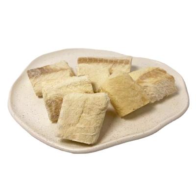 China Skin & Coat Health China Factory Custom Pet Cod Freeze Dried Cod Cubes Pet Snacks Manufacturer Supplier For Dog Cat for sale