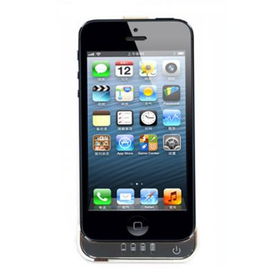 China 2200MAH Backup Iphone 5 Charging Cases , External Battery Case ABS PC for sale