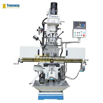 Chine Machine de fraisage à tourelle M300A avec 380 mm Table Travel Z et 127 mm Spindle Quill Travel à vendre