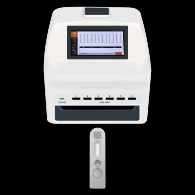 China Urine Creatinine And Microalbumin Test Strips For Urinalysis TRFIA for sale