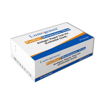China CE Registered Monkeypox Virus Rapid Antigen Test Kit Colloidal Gold High Accuracy for sale