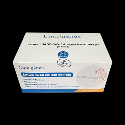 Cina Prova rapida Kit Saliva Get Result In dell'antigene bianco 15 minuti in vendita