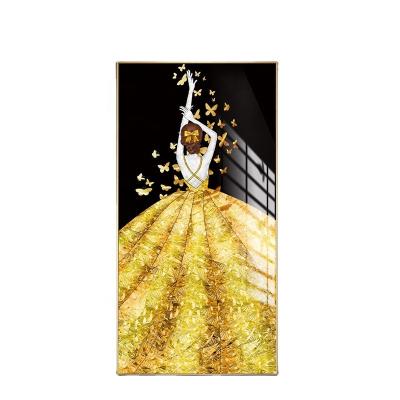 China Minimalist Customized High Fidelity Wall Art Low Price Sample HD Plexiglass Source Factory Price Crystal Porcelain Painting Glass Painting for sale