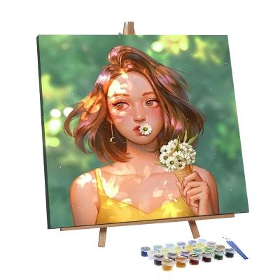 China New Full Customization Classic/Postmodern Factory Source Painting By Number 24 Digital Oil Painting Cheap Color Standard Safety Dye Samples for sale
